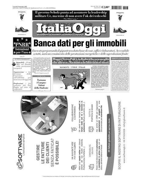 Italia oggi : quotidiano di economia finanza e politica